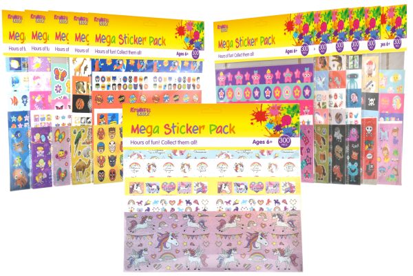 MEGA 300PC STICKER PACK