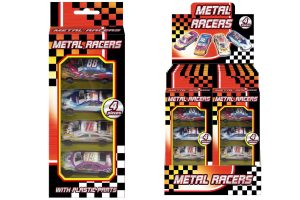 METAL CARS PACK OF 4