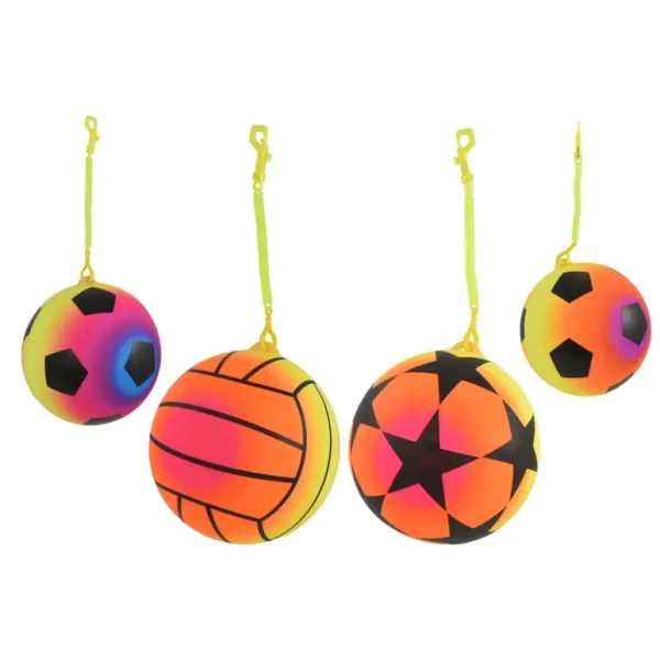 100G NEON BALLS WITH KEYCHAIN