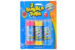 3 PACK BUBBLE TUBS (50ML) WITH MAZE