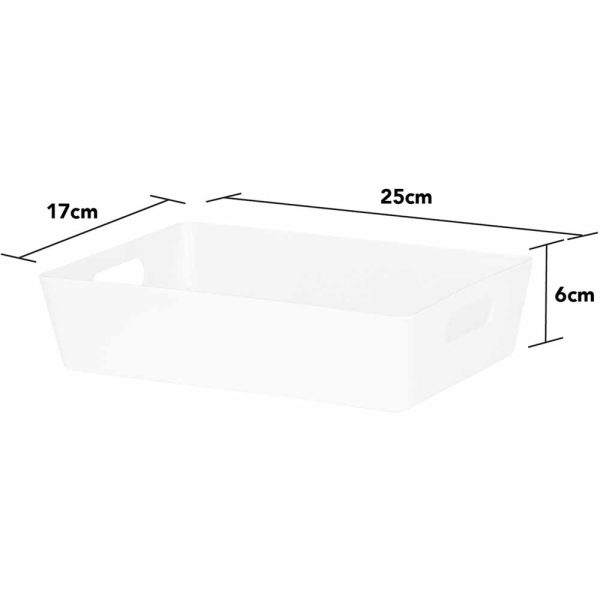 WHAM STUDIO BASKET 4.01 RECTANGULAR ICE WHITE