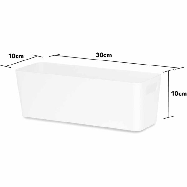 WHAM STUDIO BASKET 7.01 RECTANGULAR ICE WHITE