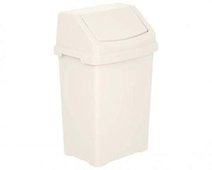 WHAM CASA 8L SWING BIN SOFT CREAM
