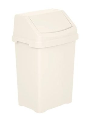 WHAM CASA 25L SWING BIN SOFT CREAM
