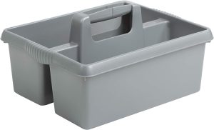 WHAM CASA KITCHEN TIDY/ORGANISER CADDY SILVER