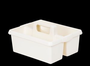 WHAM CASA KITCHEN TIDY/ORGANISER CADDY SOFT CREAM