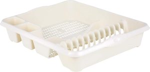WHAM CASA LARGE DISH DRAINER SOFT CREAM