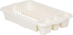 WHAM CASA MEDIUM DISH DRAINER SOFT CREAM