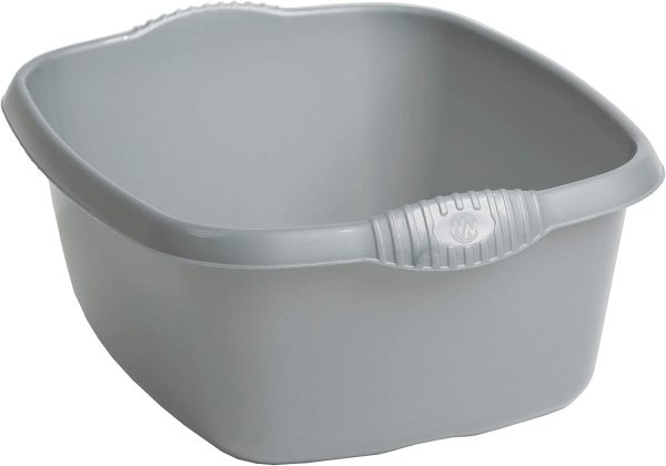 WHAM CASA 39CM RECTANGULAR BOWL SILVER