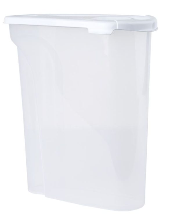 WHAM CUISINE 5L CEREAL DISPENSER CONTAINER CLEAR/ICE WHITE