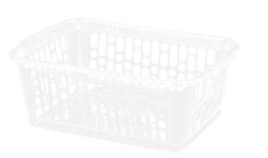 WHAM SINGLE MEDIUM HANDY BASKET - CLEAR