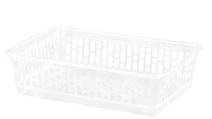 WHAM SINGLE SMALL HANDY BASKET CLEAR