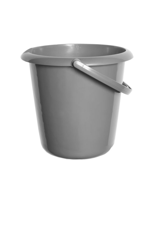 WHITEFURZE 10LT BUCKET SILVER