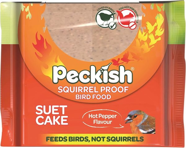 PECKISH SQUIRREL PROOF SUET CAKE 300G