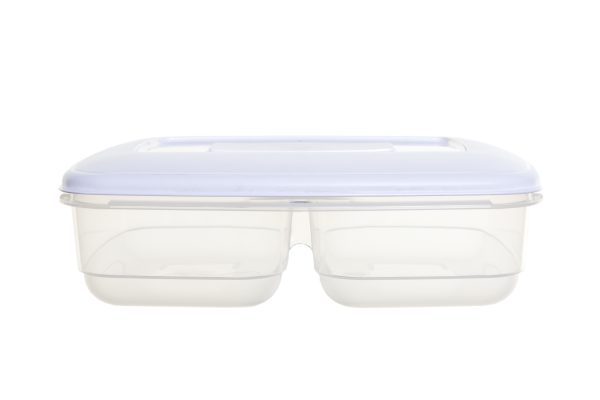 WHITEFURZE 2.5L TWIN FOOD BOX WHITE