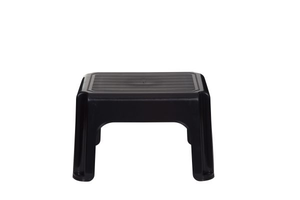 WHITEFURZE 40CM STOOL BLACK