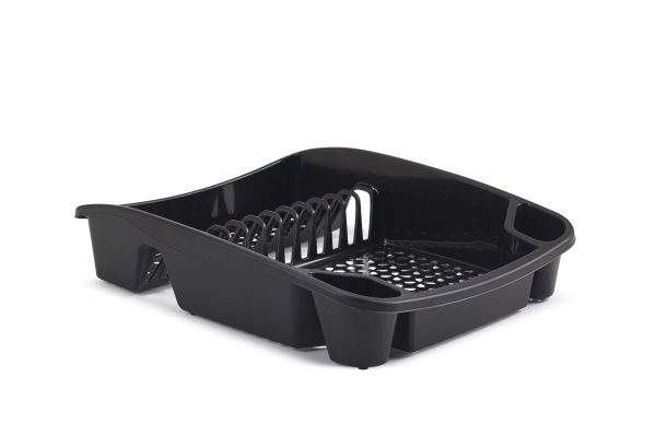 WHITEFURZE LARGE DISH DRAINER - BLACK