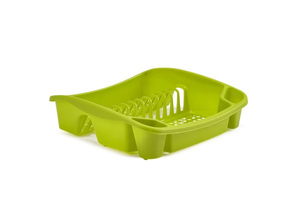 WHITEFURZE DISH DRAINER SMALL GREEN