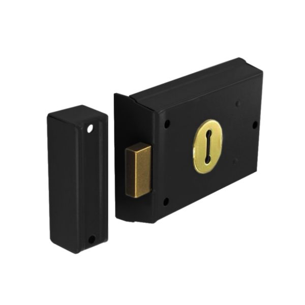 SECURIT S1844 DOUBLE HANDED DEAD LOCK BLACK 100MM