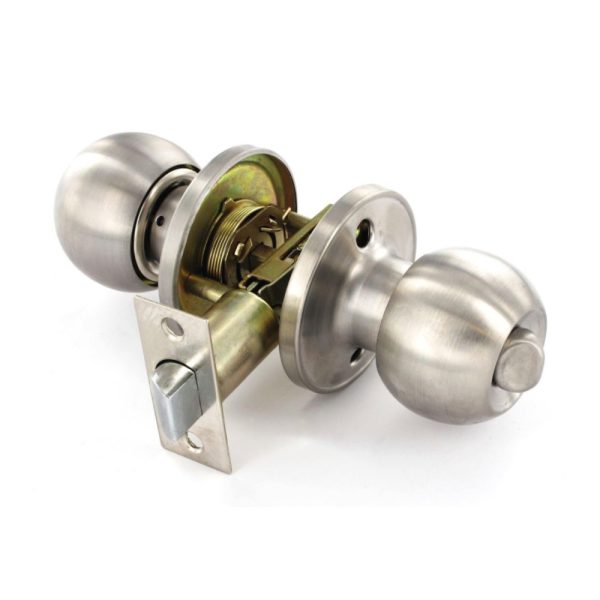 SECURIT S2954 STAINLESS STEEL PRIVACY KNOBSET 60/70MM