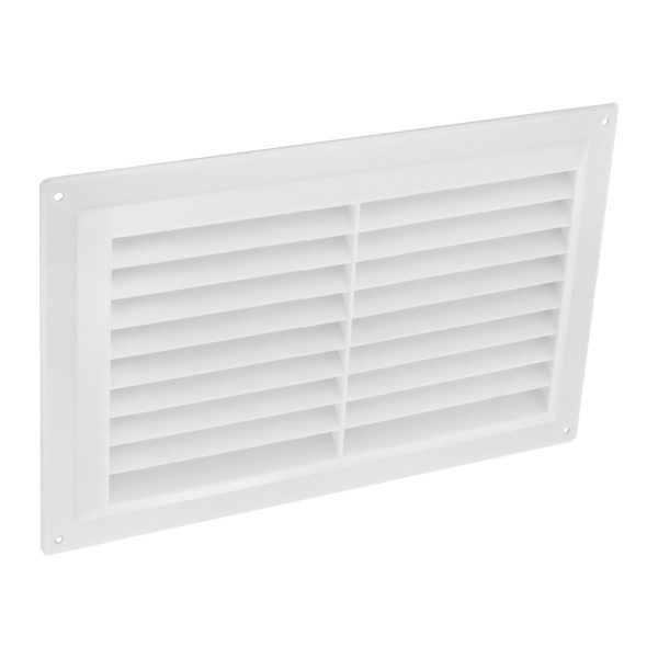 SECURIT S3258 LOUVRE VENT WHITE PLASTIC 9X 6