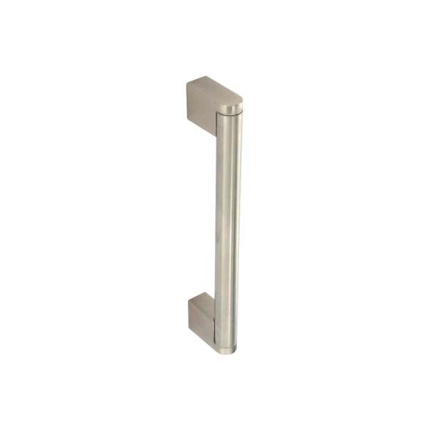 SECURIT S3712 14MM BAR HANDLE STAINLESS STEEL BRUSHED NICKEL 128MM C/C