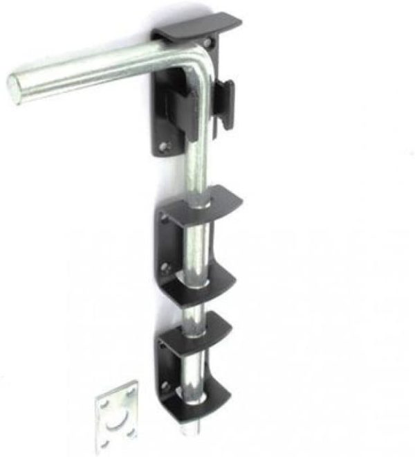 SECURIT S5193 GARAGE DOOR BOLT BLACK 300MM