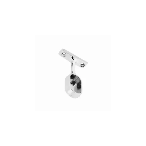 SECURIT S5541 OVAL END BRACKET CHROME PLATED 30MM