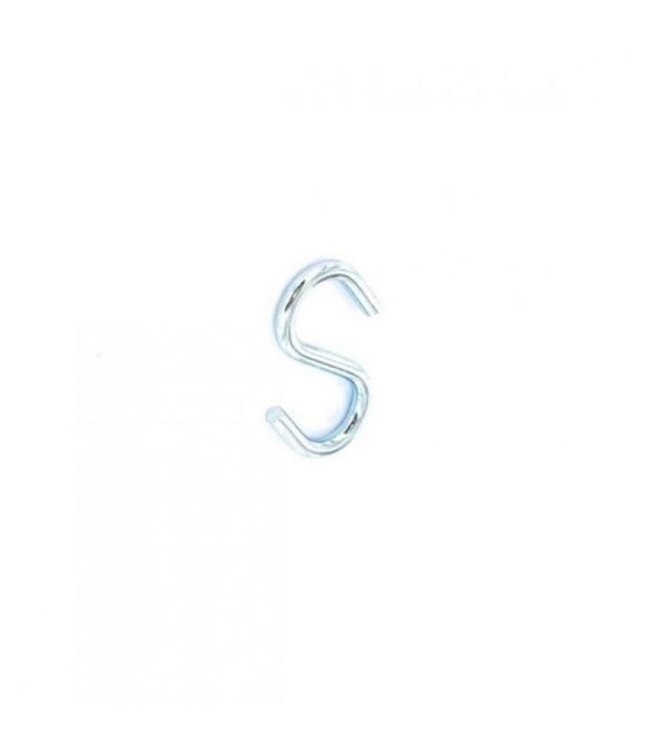 SECURIT S5698 S HOOK ZINC PLATED 4MM