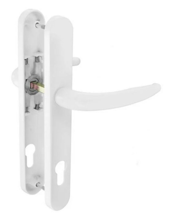 SECURIT S9611 UPVC DOOR HANDLE WHITE 92MM/211MM