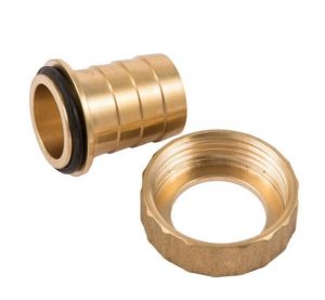 SECURPLUMB U9732 HOSE UNION NUT & TAIL BRASS 1/2