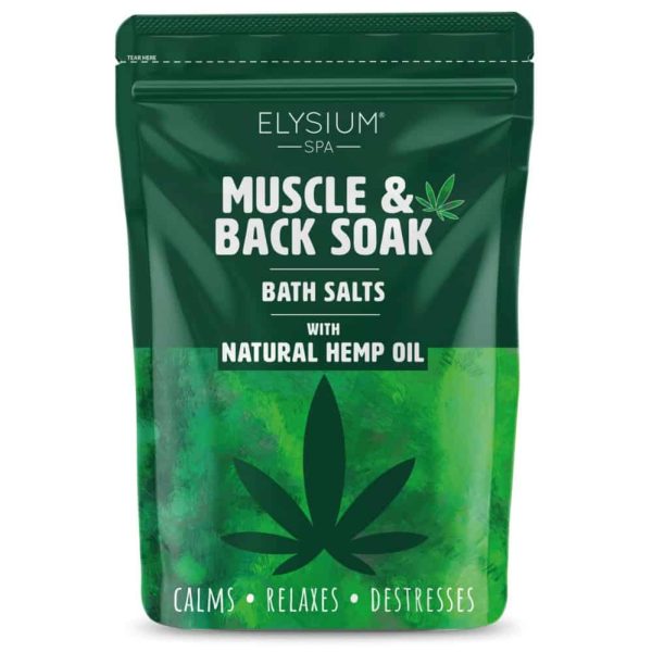 ELYSIUM MUSCLE & BACK SOAK WITH HEMP SEED OIL 450G