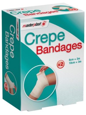 MASTERPLAST CREPE BANDAGES-PACK OF 2