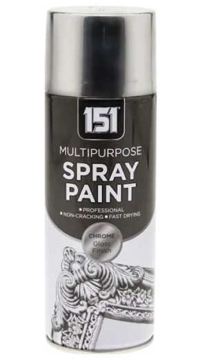 151 CHROME SPRAY PAINT 400ML