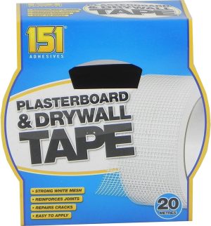 151 PLASTERBOARD DRYWALL TAPE 20M X 48MM X 0.25MM