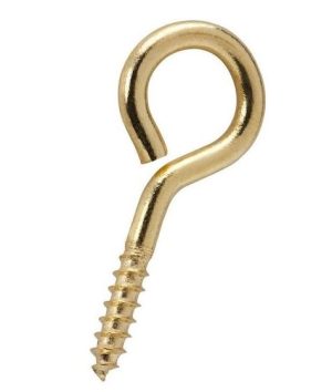 FAST PAK VALUE 2517 45MM SCREW EYES BRASSED 4 PER PACK