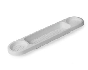 BLUE CANYON PLASTIC OVER BATH RACK - WHITE