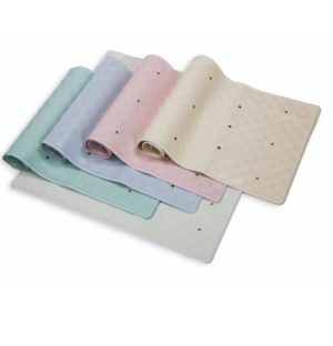 BLUE CANYON RUBBER BATH MAT EXTRA LONG - WHITE