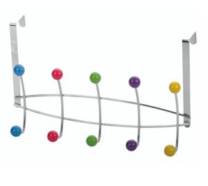 BLUE CANYON AQUARIUS 5 HOOK MULTI-COLOUR OVER DOOR