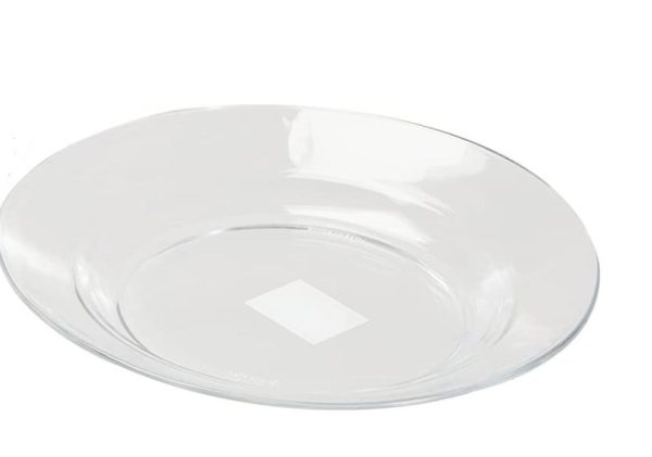 PACK OF 6 DURALEX LYS CLEAR SOUP PLATE 23 CM / 9"