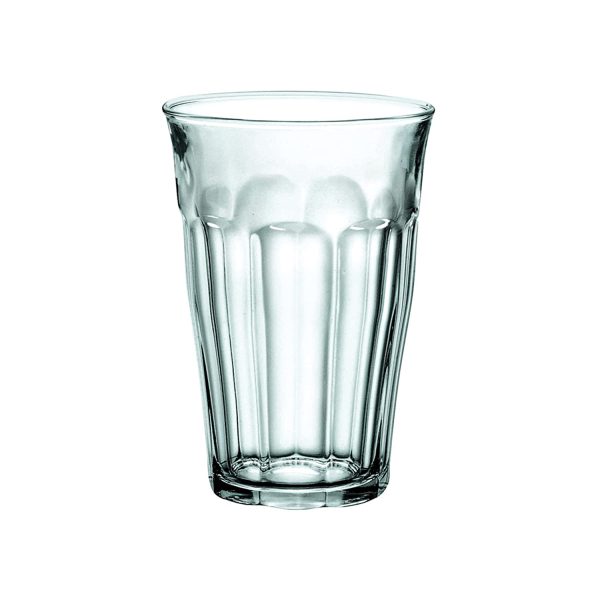 6 X DURALEX PICARDIE CLEAR HIGHBALL TUMBLER 36 CL (12 5/8 OZ) 36CL