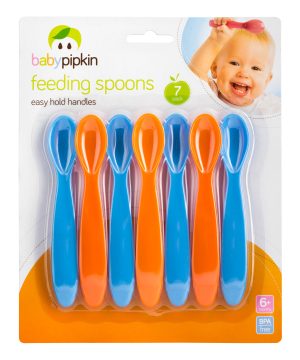 BABYPIPKIN FEEDING SPOONS 7/PK