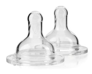 BABYPIPKIN SILICONE TEATS (WIDE BOTTLE NECK) PACK OF 2