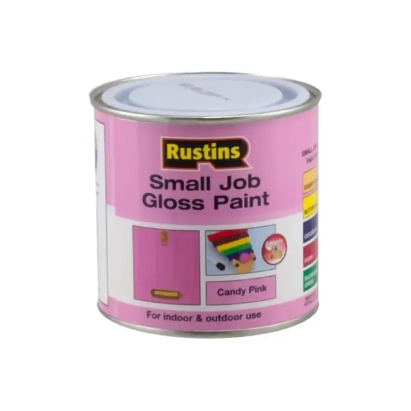 RUSTINS QUICK DRY SMALL JOB CANDY PINK 250ML