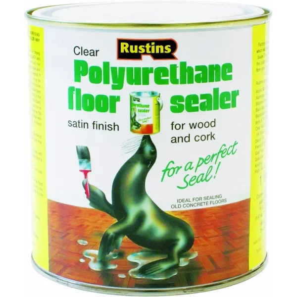 RUSTINS POLY FLOOR SEAL SATIN 1 LITRE