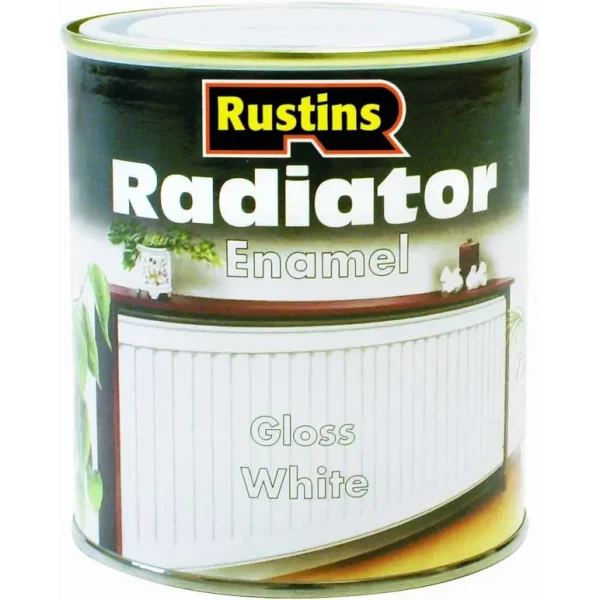 RUSTINS RADIATOR PAINT SATIN 500ML