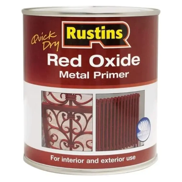 RUSTINS QUICK DRY RED OXIDE 500ML