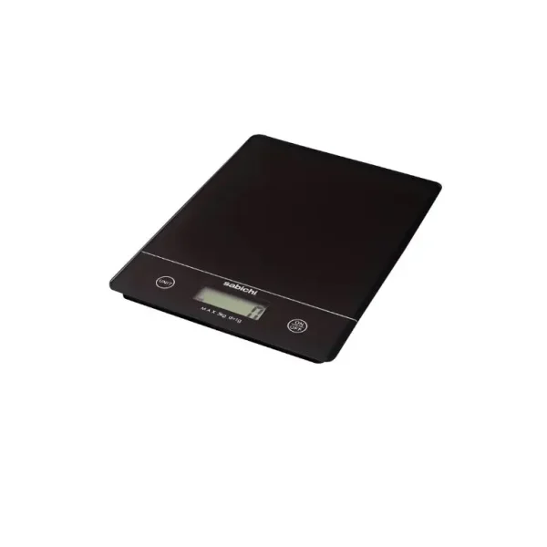 SABICHI KITCHEN DIGITAL SCALE BLACK 5KG