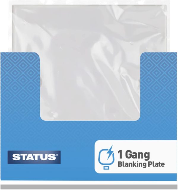 STATUS 1 GANG BLANK PLATE