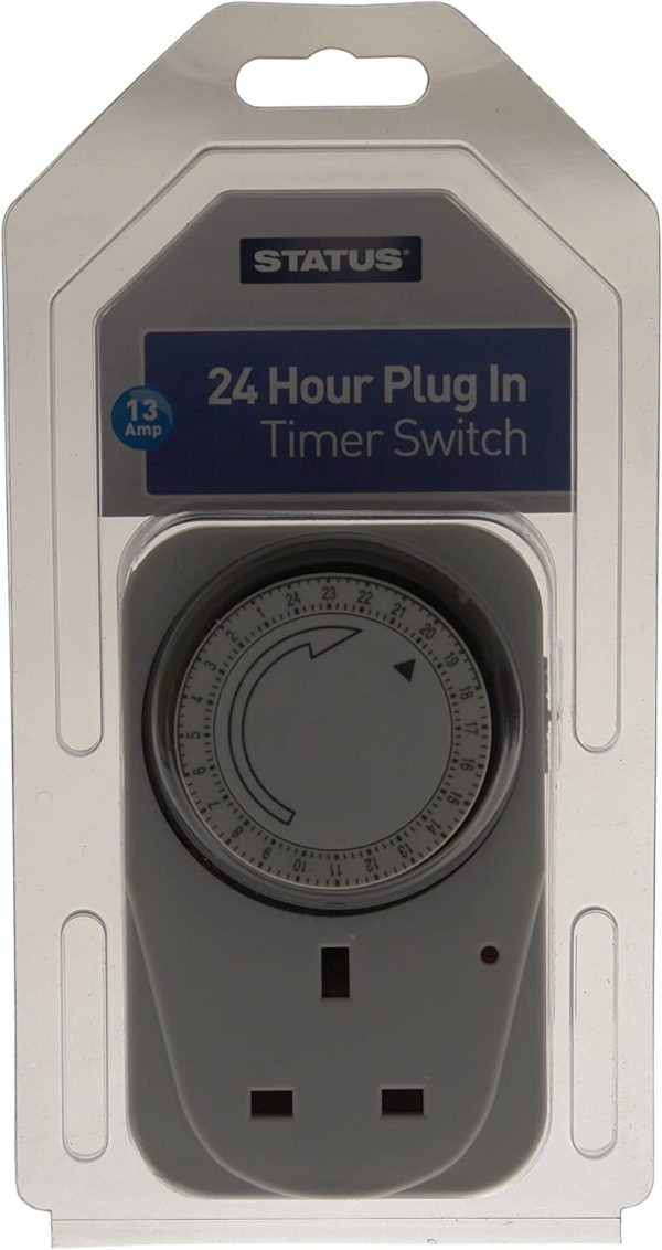 STATUS 24HR SEGMENT / MECHANICAL TIMER SWITCH 13A